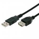 POWERTECH ������� ��������� A/F USB 2.0V (480MBP/S) - 3M - BLACK