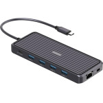 4sMarts Smartdock 11in1 Charging Station 4xUSB-A/USB-C/RJ45/Audio/Mic/Hdm - (540299)