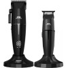 JRL Set 2-in-1 Onyx Clipper + Onyx Trimmer With Two Charging Stations Black - (09 ONYX2024)