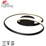 Homelighting Se Led 50 Lici Ceiling Black 38W 3CCt 50x9cm IP20 220V 2 Years Warranty �1 - (77-51223)