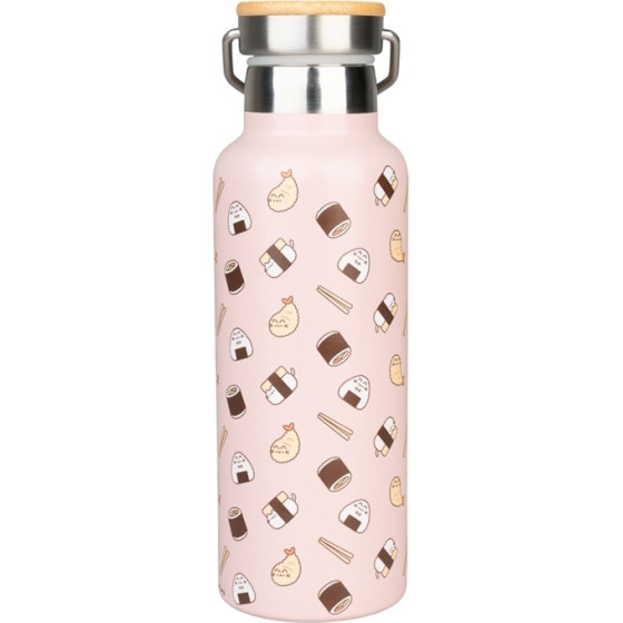 Pusheen - Stainless Steel Thermal Bottle With Handle From The Sushi Roll Collection 500 Ml - (BMA09)
