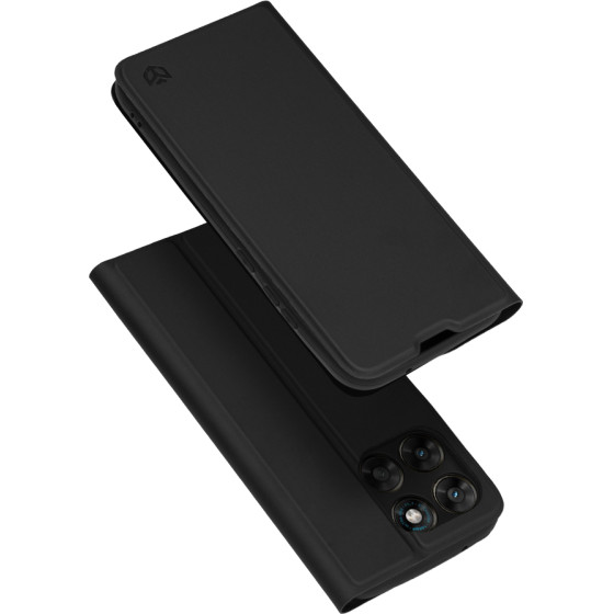 Techsuit - Magskin Book - Motorola Moto G77 / G67 - Black