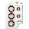 Volte-Tel Camera Glass Cover Samsung S26 Ultra 5G 6.9'' 9H 0.33MM Easy Application With Strass ORANGE - (5205308415791)