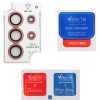 Volte-Tel Camera Glass Cover Samsung S26 Ultra 5G 6.9'' 9H 0.33MM Easy Application With Strass ORANGE - (5205308415791)