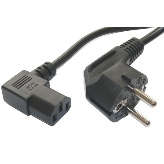POWERTECH ������� ����������� 90� ��� �/� ��� ����� 1,5M, 3 X 0,75MM - �����