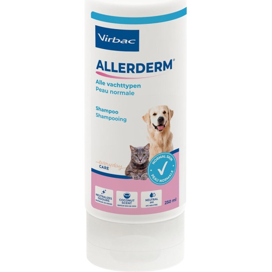 Virbac Allerderm normal skin - shampoo for dogs and cats - 250 ml