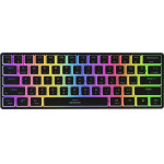 GENESIS Gaming Keyboard Thor 660 G2 Us Black Wireless Rgb Mechanical Cateron Red GNSNKG-1916) - (NKG-1916)