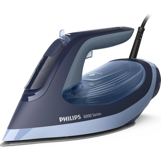 Philips 6000 Series Iron Steam Iron Steamglide Plus Soleplate 2600 W Blue - (DST6120/20)