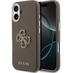 Guess Pu Resin Logo Case For Iphone 17 Brown - (GUHCP17S5PS4RGGW)