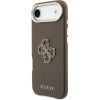 Guess Pu Resin Logo Case For Iphone Air Brown - (GUHCP17M5PS4RGGW)