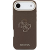 Guess Pu Resin Logo Case For Iphone Air Brown - (GUHCP17M5PS4RGGW)