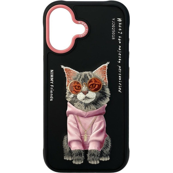 Nimmy Case Glasses Cool Cat For Iphone 17 Black - (N-YJ-IP17-018)