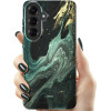 Tech-Protect Lamano Magsafe Case For Samsung Galaxy S26 - Black And Green - (29654-0)