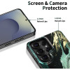Tech-Protect Lamano Magsafe Case For Samsung Galaxy S26 Ultra - Black And Green - (29655-0)