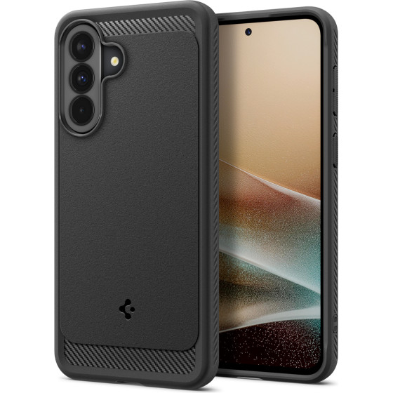 Spigen Rugged Armor, Matte Black - Samsung Galaxy A37 5G - (ACS09795)