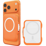 Spigen - Magnetic Wallet TinTap MagFit+ (AFA11380) - MagSafe, Easy Access, Minimalist Construction - Orange