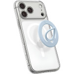 Spigen - Phone Ring Dual Pop MagSafe - with Flexible Finger Loop Grip, Dual Magnetic, Silicone - Light Blue - (AMP11368)