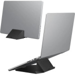 Spigen - Slim Fold Laptop Holder LD201-S9 - Vertical Dock, Foldable, Slim, Stable, Anti-Slip, Up to 16'' - Black - (AMP11118)