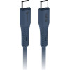 FORCELL Cable Usb C To Usb C F-Energy QC4.0 Pd 5A 100W Silicone 1 m C347 Navy blue