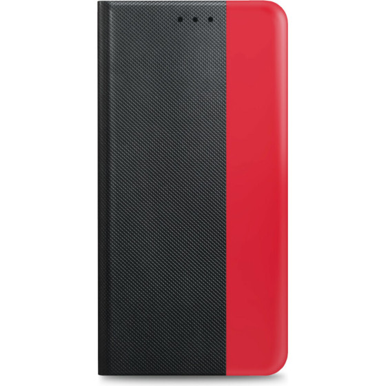 prio Book Case Fashion for iPhone 13 Pro Max black-red - (PBC-1125)