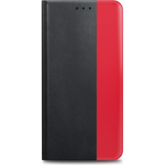 prio Book Case Fashion for Samsung A72 5G black-red - (PBC-1118)
