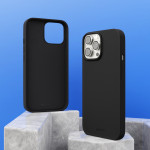 prio Liquid Silicone Case for iPhone 15 Pro Max (6.7in) black - (PSC-1122)