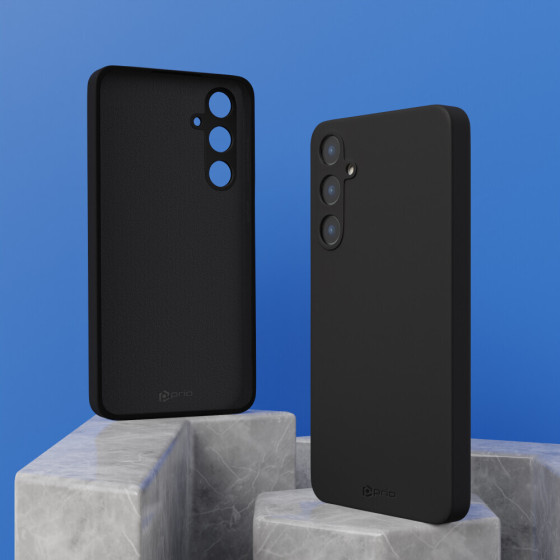 prio Liquid Silicone Case for Samsung A55 black - (PCS-1134)