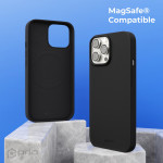 prio Liquid Silicone Case MAG for iPhone 16 Pro Max (6.9in) black - (PSC-1218)