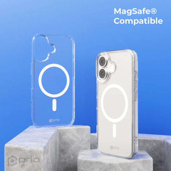 prio Protective Case MAG for iPhone 16 Plus (6.7in) clear - (PPC-1333)