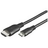 HDMI CABLE 19 PIN 2.5M (HDMI MINI 1.3) BLACK