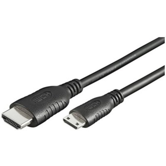 HDMI CABLE 19 PIN 5.0M (HDMI MINI 1.3) BLACK