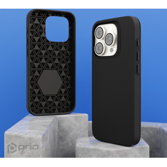 prio Protective Cover for iPhone 15 Pro (6.1in) black - (PPC-1156)