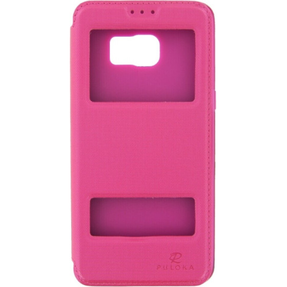 Puloka Flip Case Samsung Galaxy S6 Edge Plus Pink