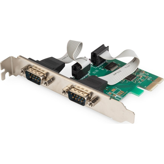 DIGITUS 2-Port Serial Interface Card, PCIe - (DS-30000-1)