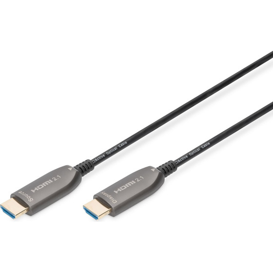 DIGITUS HDMI AOC hybrid fiber optic cable, UHD 8K, 10 m - (AK-330126-100-S)