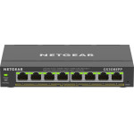 NETGEAR 8-Port Gigabit Ethernet High-Power PoE+ Plus Switch (GS308EPP) Managed L2/L3 Gigabit Ethernet (10/100/1000) Power Over Ethernet (PoE) Black - (GS308EPP-100PES)