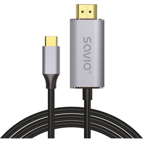 SAVIO Usb Cable Usb 3.2 Gen 2 (3.1 Gen 2) 2 m Usb C USB-C/Hdmi - (CL-199)