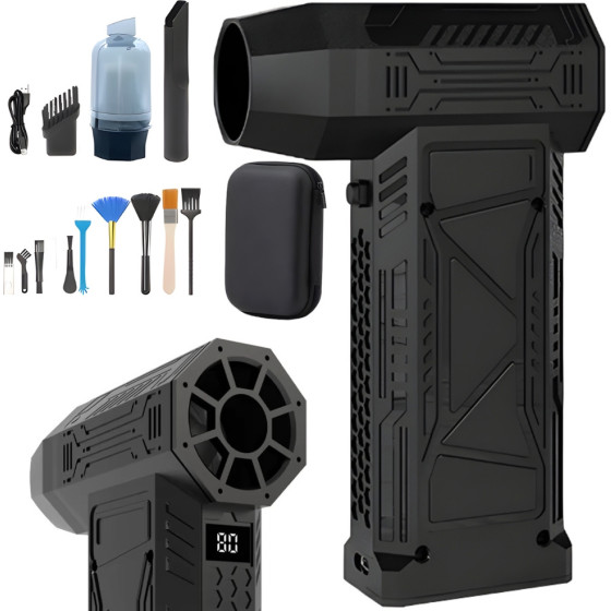 EXTRALINK Turbo Jet Fan, Portable Multi-Function Usb Blower - (EX.27177)