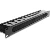 DeLock Cable Management ��� Rack 19''/1U, �� ������� ����������, ���������, ����� - (67628)