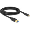 DeLock ������� USB-C �� Usb 10Gbps, 3m, ����� - (84006)