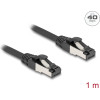 DeLock ������� ������� Cat 8.1 S/FTP, copper, 2000MHz, 1m, ����� - (80571)