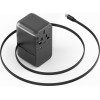 ENERGEA Adapter Travelworld GAN85 80CM TYPE-C Cable 3C1A Black Gunmetal - (TWA-GAN85C-GUN)