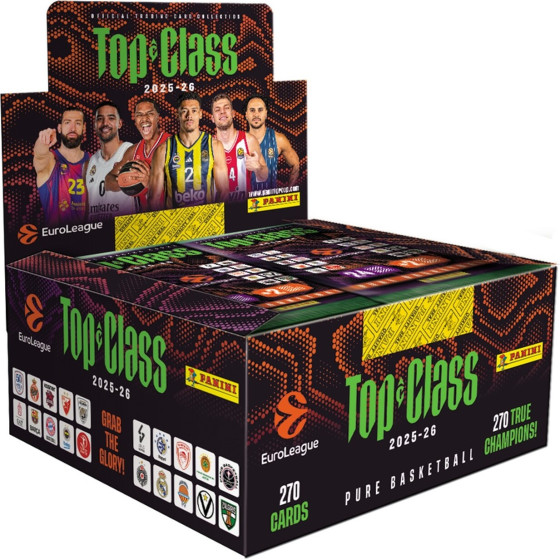Panini Euroleague Top Class: 2026 Display Of 24 Packs