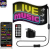 GloboStar Matrix �������� ��������� ������� �������� 33x20cm P4.5 64x32 Pixel Led 10W Ac 220-240V ��������� IP65 ��������� Rgb - Bluetooth Control ���� Ipixel App - �33 x �0.4 x �20cm - 2 ������ ������� - (GLB-106-0008)