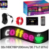 GloboStar Matrix �������� ��������� ������� �������� 78x20cm P4.5 160x32 Pixel Led 20W Ac 220-240V ��������� IP65 ��������� Rgb - Bluetooth Control ���� Ipixel App - �78 x �0.4 x �20cm - 2 ������ ������� - (GLB-106-0010)