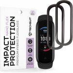 Techsuit - Nano Flex (2 pack) - Amazfit Band 5 - Black