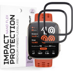 Techsuit - Nano Flex (2 pack) - Amazfit Bip 6 - Black