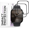Techsuit - Nano Flex (2 pack) - Apple Watch 10 42mm / 11 42mm - Black