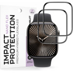 Techsuit - Nano Flex (2 pack) - Apple Watch 10 42mm / 11 42mm - Black