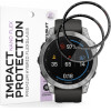 Techsuit - Nano Flex (2 pack) - Garmin Fenix 7 - Black